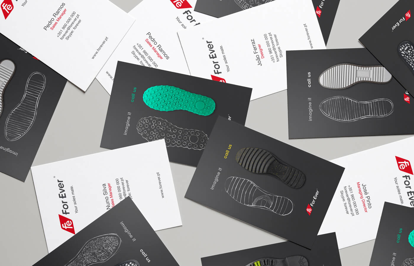 Footwear, soles, branding, industry, manufacture, factory, stationary, design, marketing
